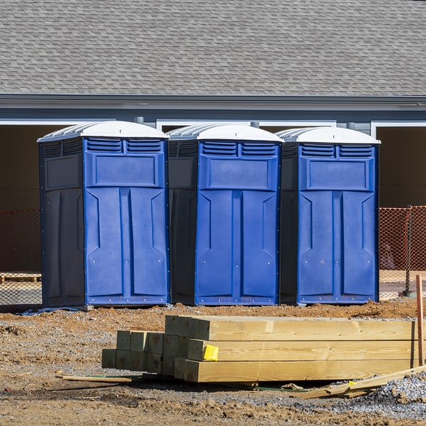 are there any restrictions on where i can place the porta potties during my rental period in Andes New York